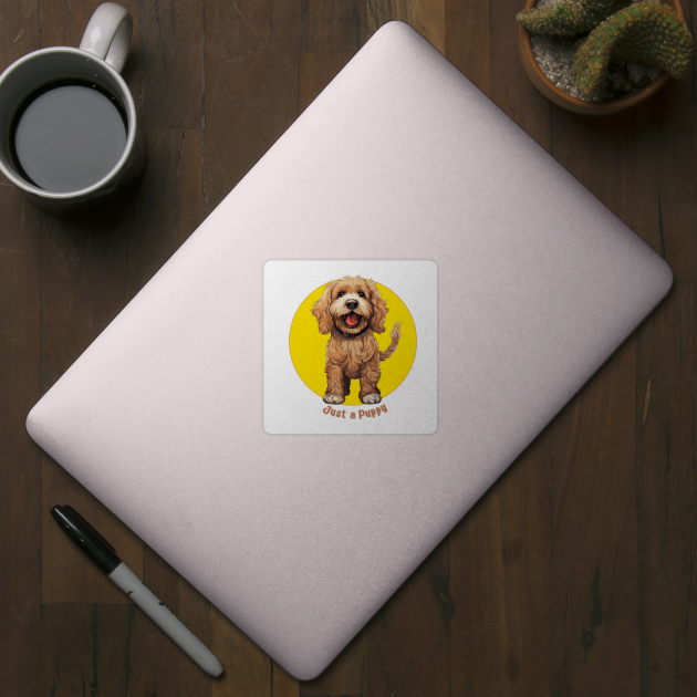 Just a Puppy - Cockapoo by Peter the T-Shirt Dude